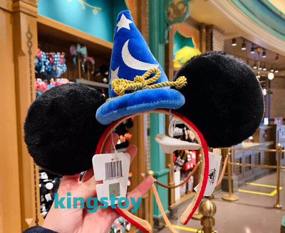 Authentic Disney Sorcerer Fantasia Mickey Mouse Ear Hat Headband shanghai disney | eBay US