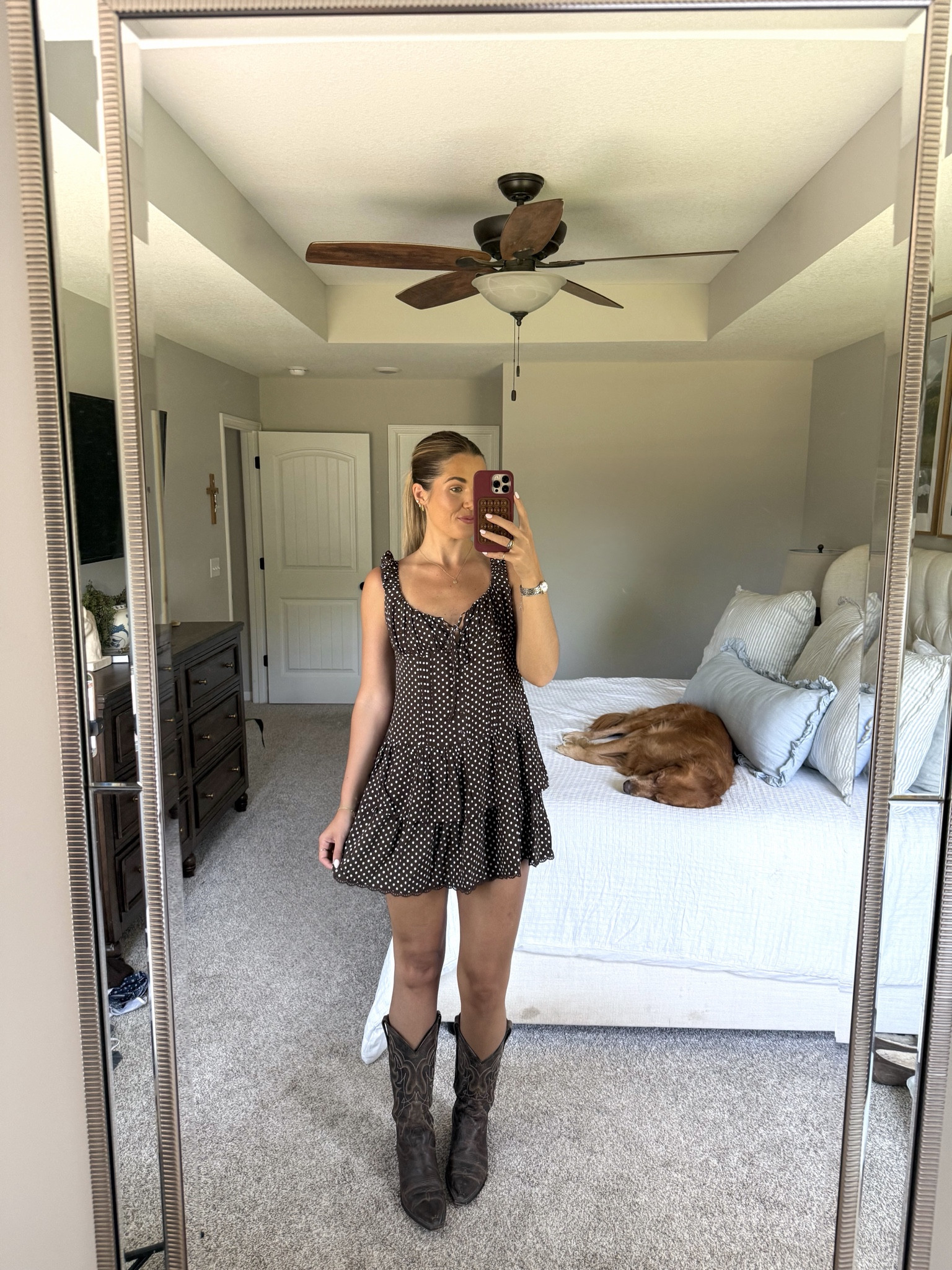 dress is slightly short on me (i’m 5’10) but wearing a size small. SO CUTE 


target country concert outfit, western fashion, cowboy boots outfit

#LTKootd #LTKTall #LTKgrwm