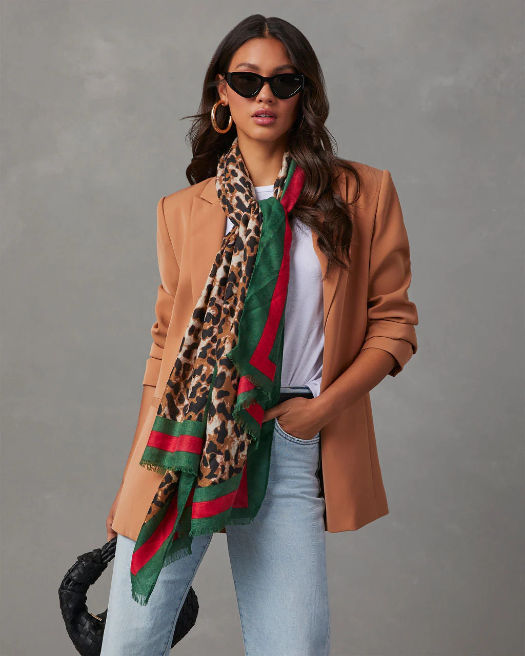 Tiana Leopard Print Scarf | VICI