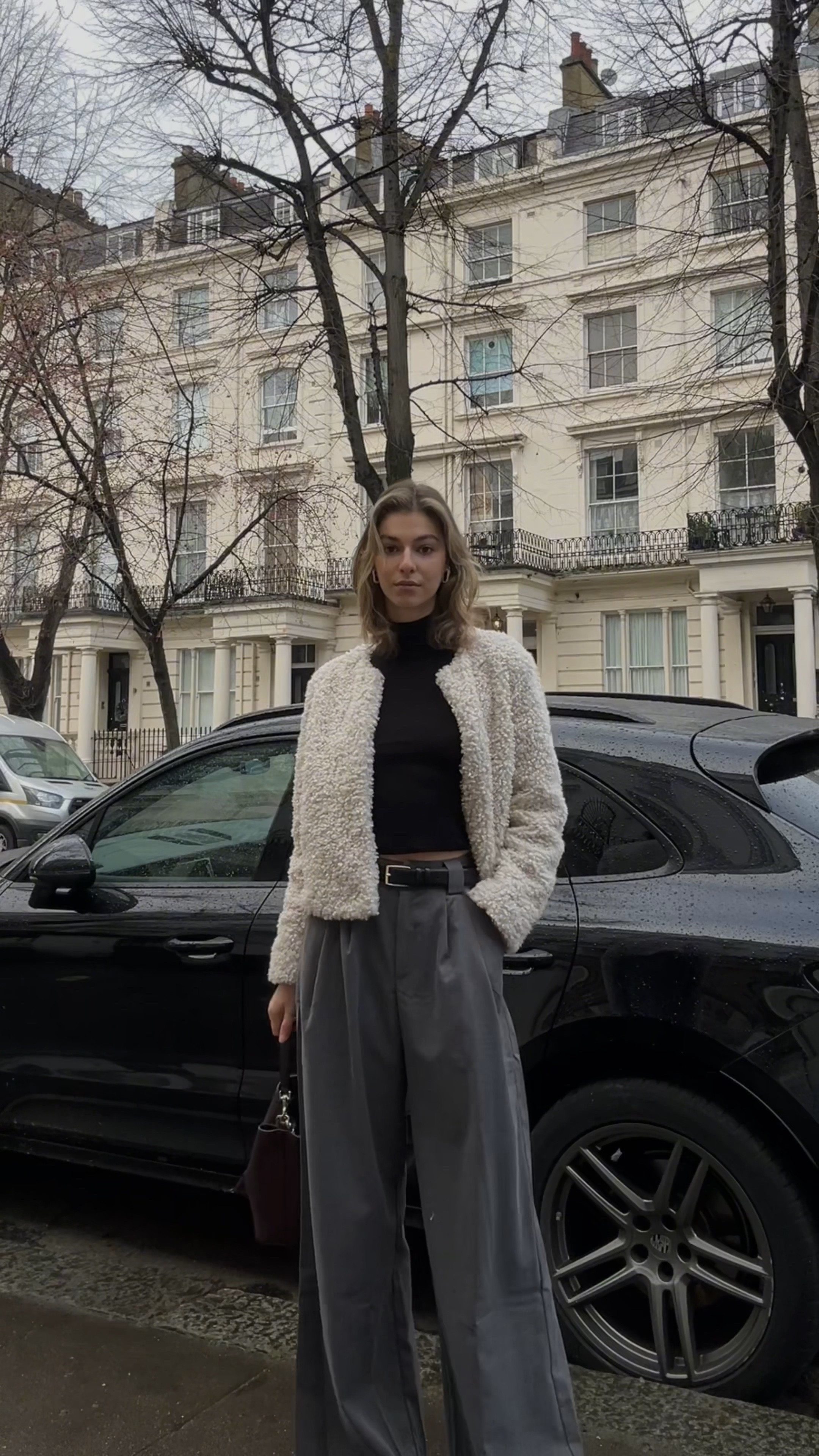 Winter outfit
Black turtleneck
Faux fur jacket
Grey widentrousers
Bucket bag

#LTKSeasonal #LTKHoliday #LTKVideo