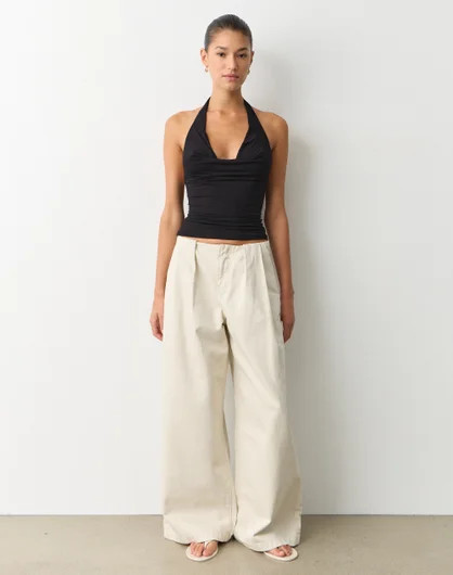 Low Rise Wide Leg Tailored Jean | Glassons (Australia)
