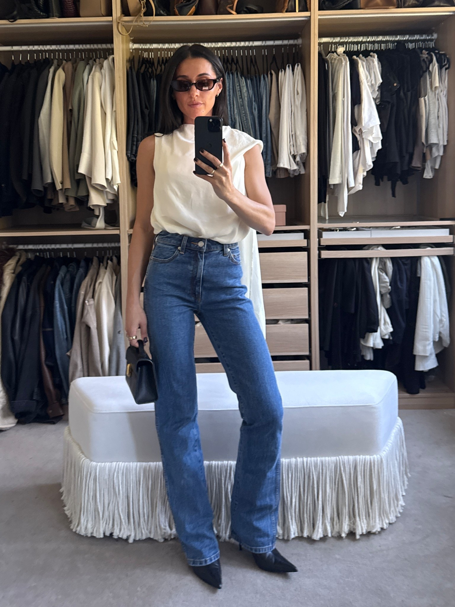 Jean! Size 24, could have sized down if you want them super fitted and skinnier xx 