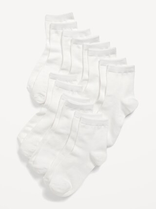 Quarter-Crew Socks 7-Pack for Girls | Old Navy (US)