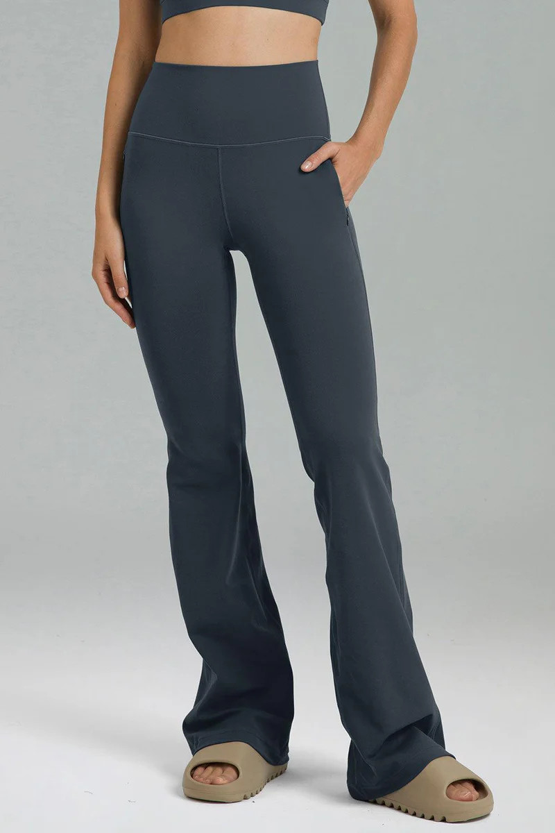 Dreamlux Zip Pocket Yoga Pants Flared Legging Bootcut 29.5" | Colorfulkoala