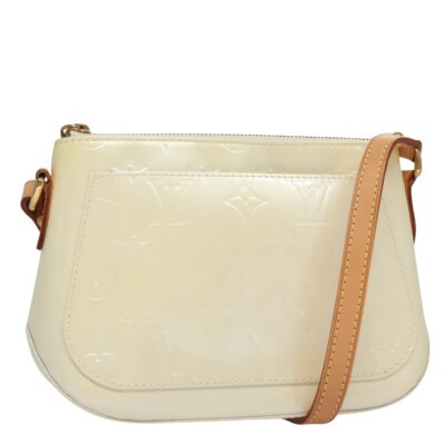 LOUIS VUITTON Monogram Vernis Minna Street Shoulder Bag Perle M91509 Auth 105695 | eBay | eBay US