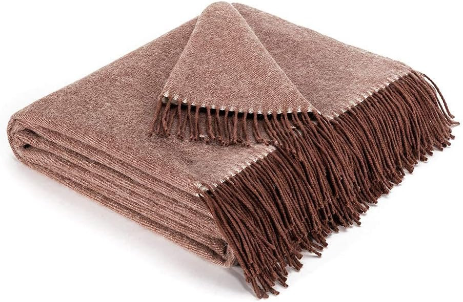 spencer & whitney Wool Blanket Wool Throw Blanket Rush Red,100 Precent Wool Blanket Pure Wool Thr... | Amazon (US)