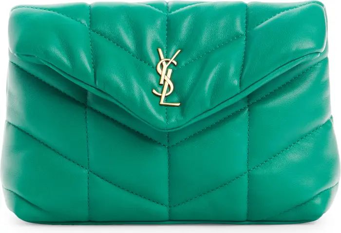 Saint Laurent Small Lou Leather Puffer Clutch | Nordstrom | Nordstrom