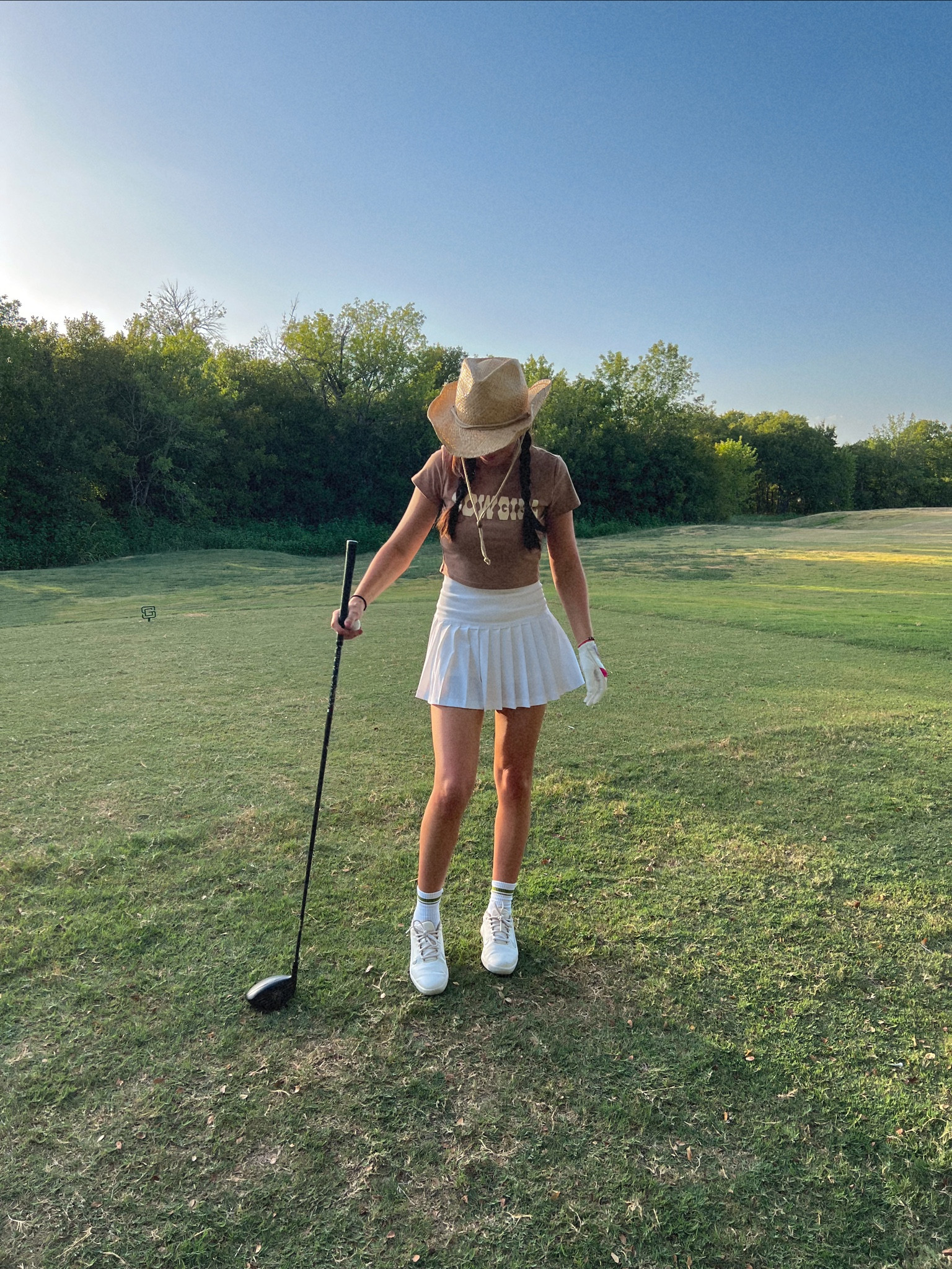 Let’s go girls 🤠🥳⛳️ 

My actual skirt is from Wilson! 

#LTKunder100 #LTKFitness #LTKunder50