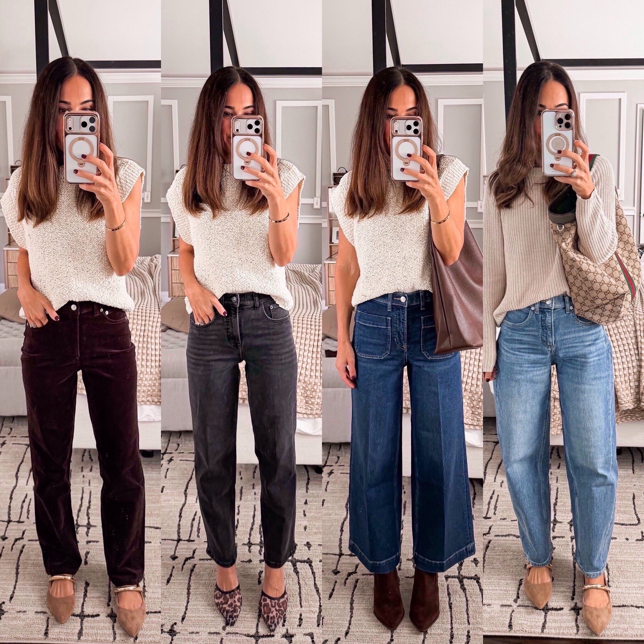 Code MRSCASUALXSPANX for 15% off your first purchase + free shipping  🥰Tried the new @spanx denim and wow — these jeans are so flattering and comfy 👏 From barrel to wide leg to straight, every pair shapes, lifts, and fits so well. Perfect for the holidays when you want to look put-together but still feel comfortable. 🛍 Wearing size XS in all styles 💸 

Follow my LTK @mrscasual on the @shop.LTK app to view this post and get my exclusive app-only content!

#LTKOver40 #LTKSeasonal #LTKSaleAlert