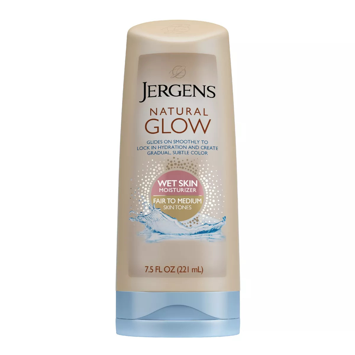 Jergens Natural Glow Wet Skin Moisturizer, In-Shower Self Tanner Body Lotion | Target
