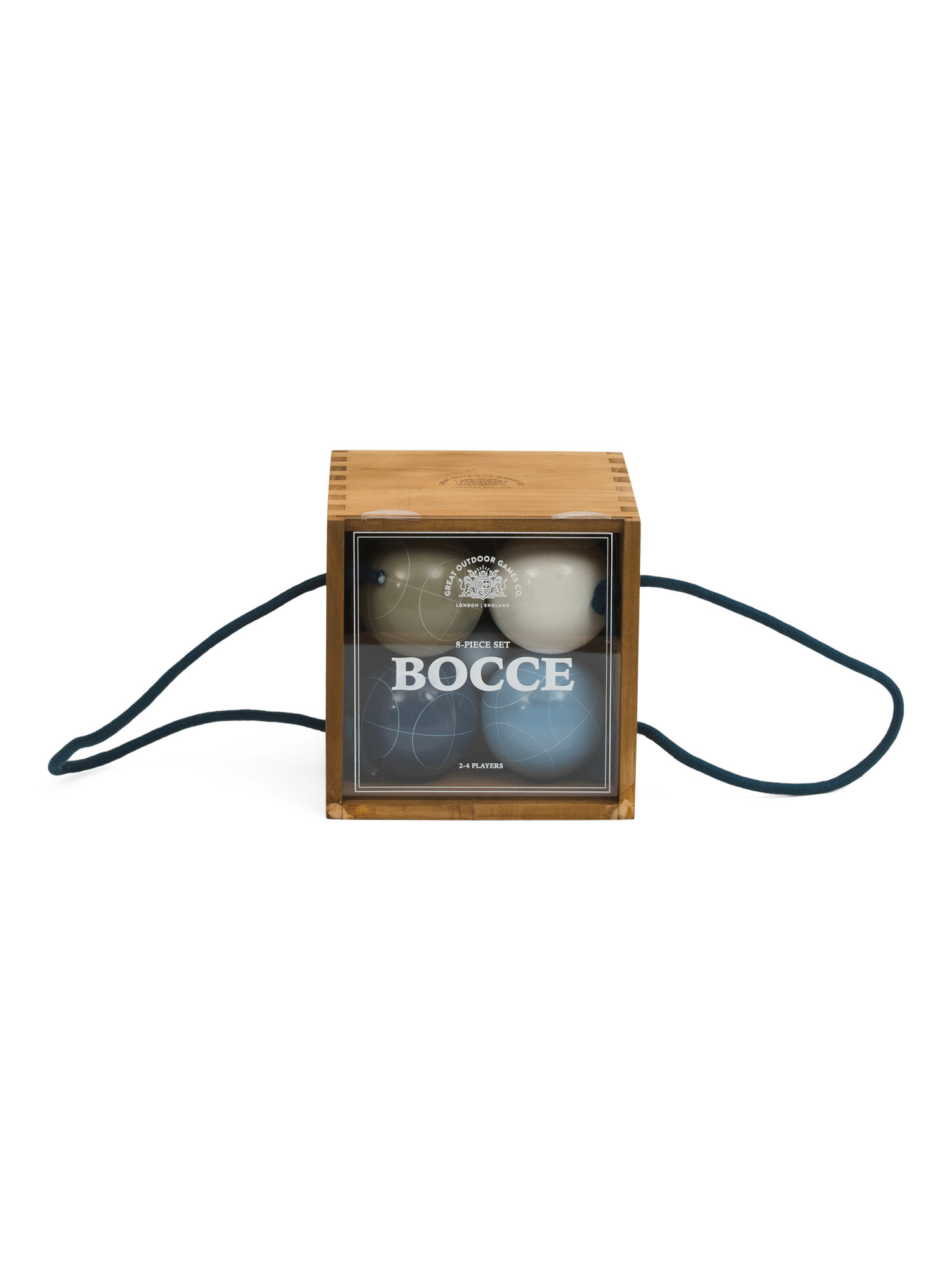 Outdoor Classic Bocce Wood Box Game Set | TJ Maxx