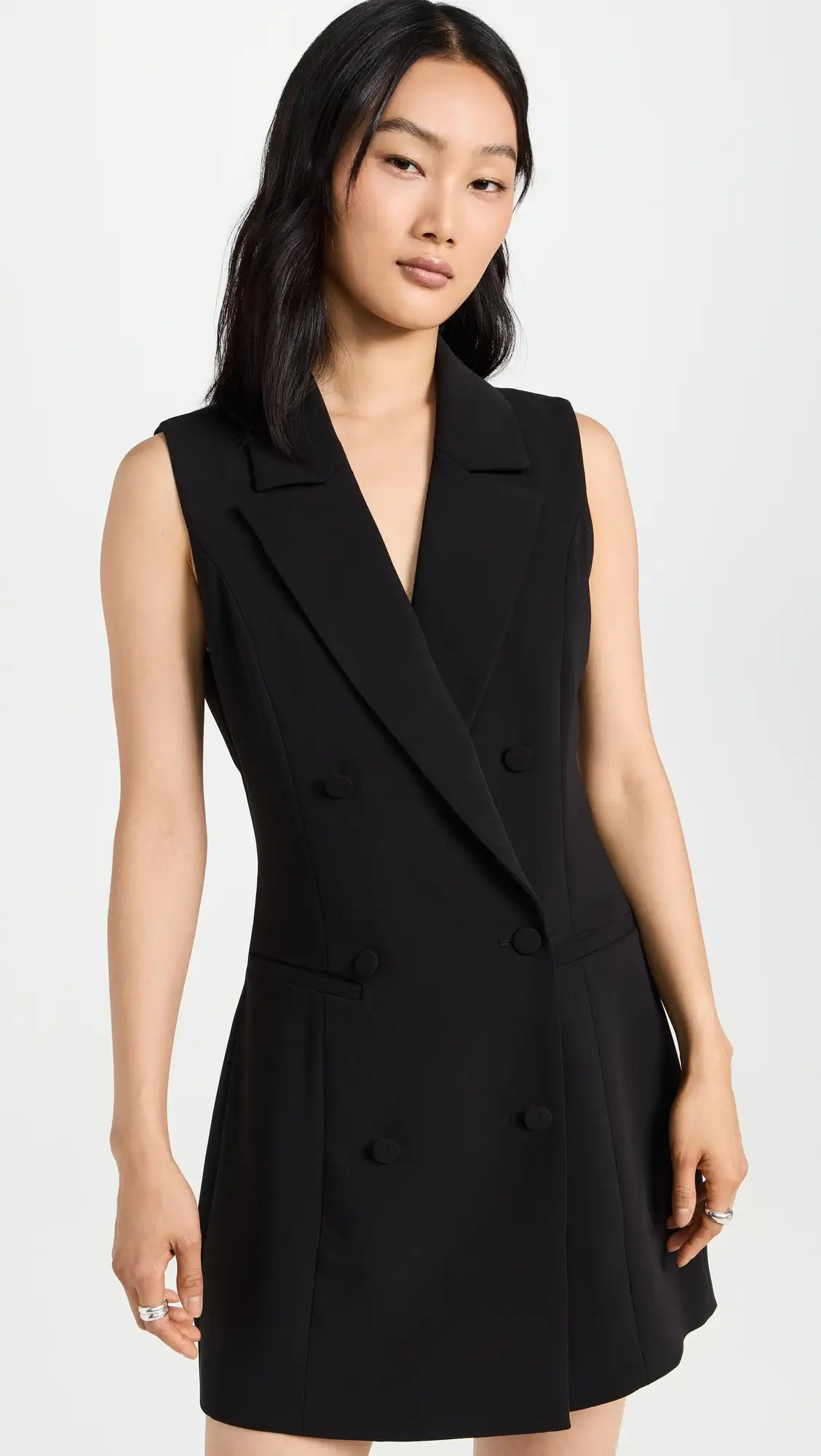 Good American Luxe Suiting Sleeveless Dress | Shopbop | Shopbop