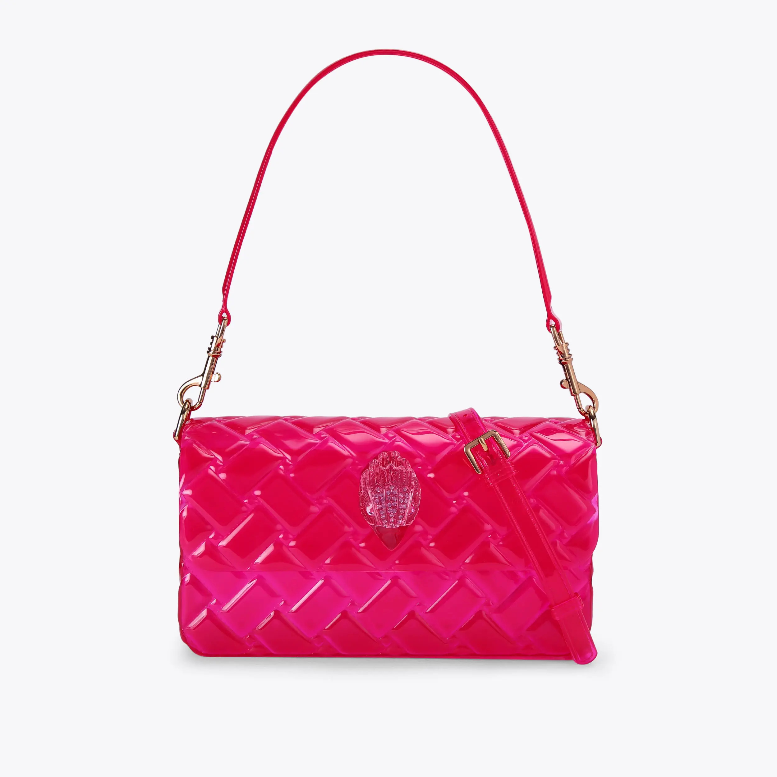 JELLY KENSINGTON SH DR Fuchsia Shoulder Bag Jelly by Kurt Geiger London | Kurt Geiger US