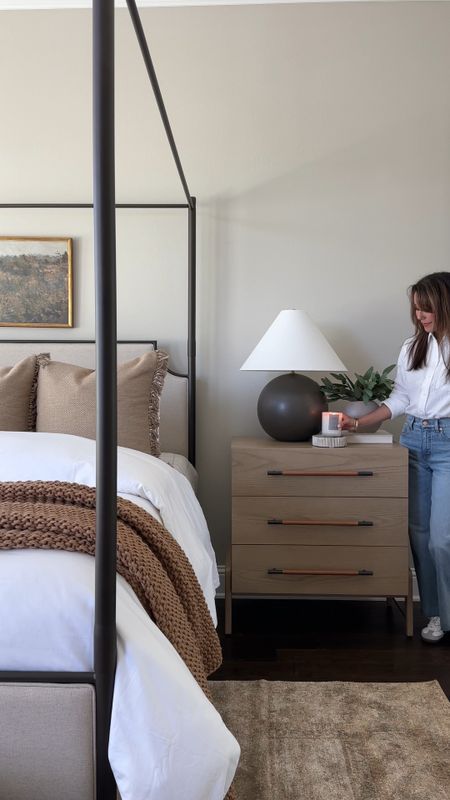 In my latest blog post, I'm sharing how to strike the perfect balance between style and functionality on your nightstand. My go to tips and tricks for styling a nightstand. I linked everything you see here and there is more under the nightstand styling collection! Blog 👉 beigewhitegray.net

#LTKsalealert #LTKstyletip #LTKVideo