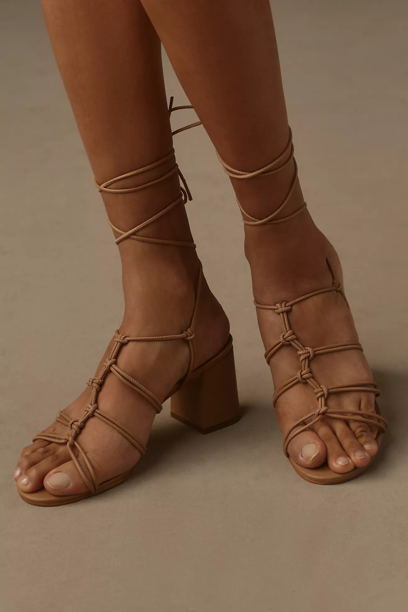 By Anthropologie Tie-Up Heels | Anthropologie (US)