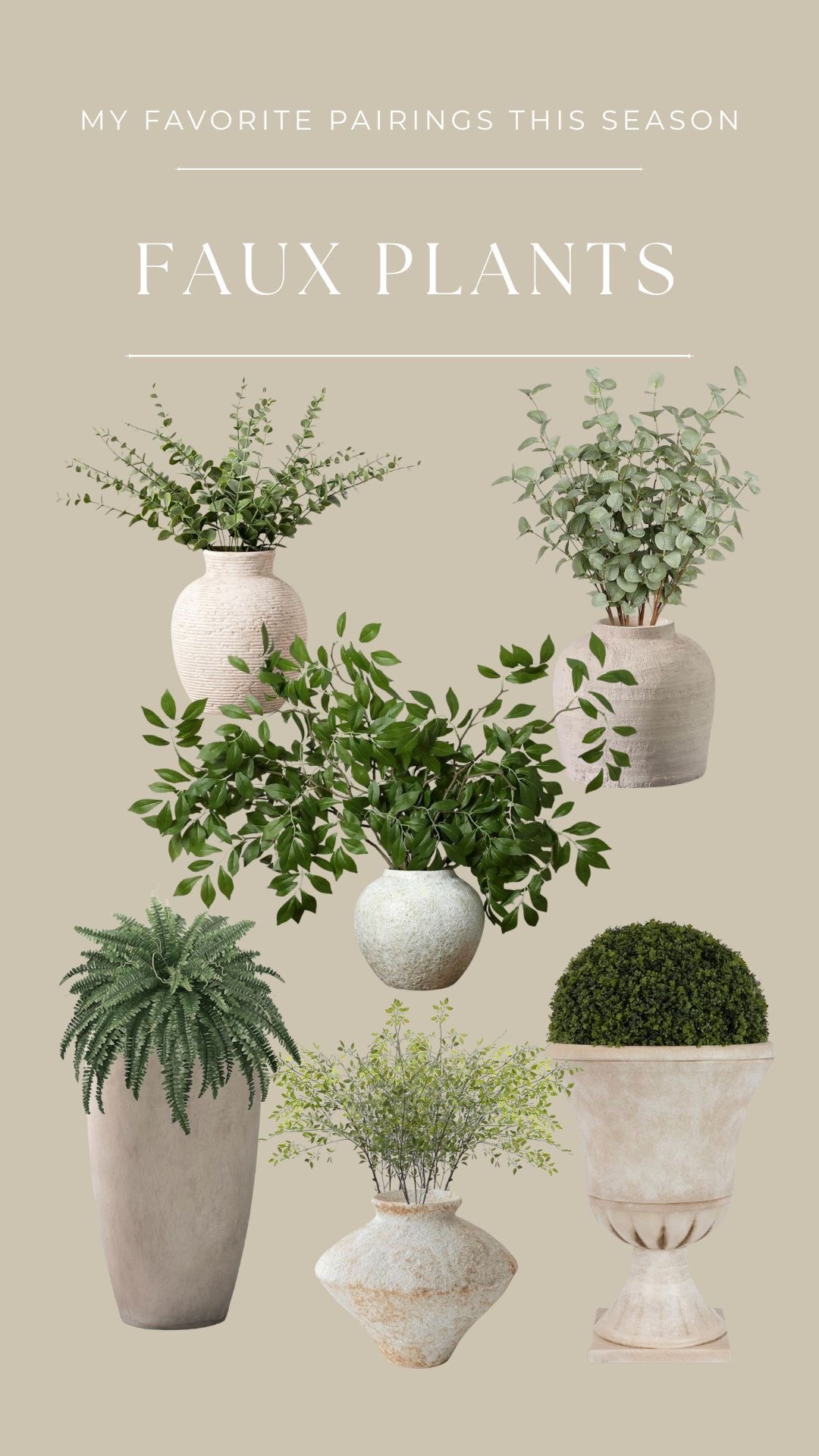Bringing fresh vibes to my space with these faux greenery plants 🌿 Perfect for both indoor and outdoor decor—lush, stylish, and zero maintenance. Such an easy way to add a natural touch anywhere in your home.

• • faux greenery, indoor outdoor decor, artificial plants, home styling, greenery decor, seasonal refresh, low maintenance plants 🌱 

 #LTKSeasonal #LTKHome