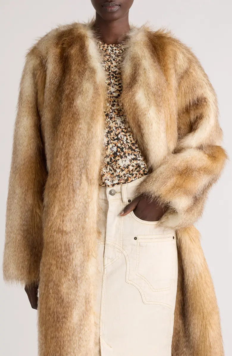 Isabel Marant Alberta Faux Fur Coat | Nordstrom | Nordstrom