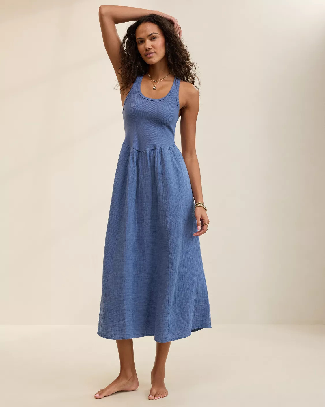 Aerie At The Barre Cross Back Dress | American Eagle Outfitters (US & CA)