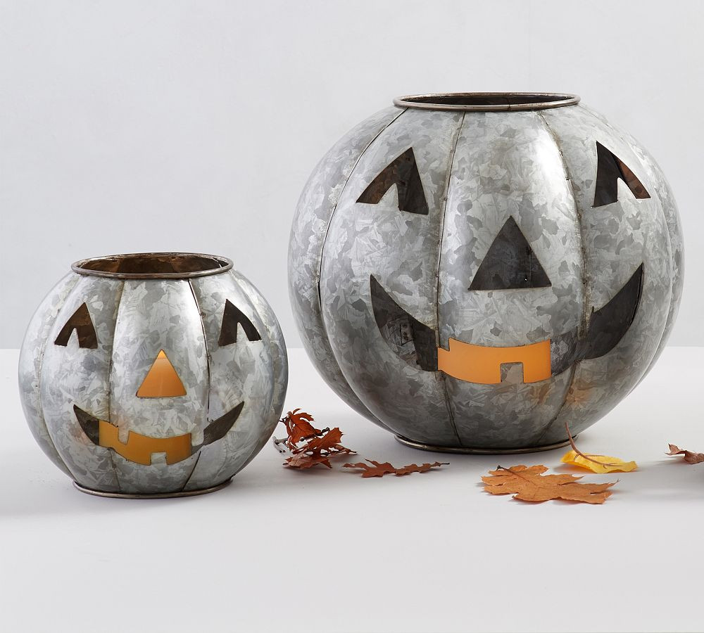 Galvanized Jack O' Lantern | Pottery Barn (US)