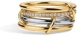 Electric Picks Heiress Ring for Women, Two-Tone 14k Gold Plated and Silver Statement Ring, Availa... | Amazon (US)