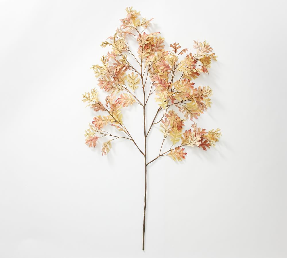 Faux Bleached Oak Branch 60&amp;quot;, Yellow | Pottery Barn (US)