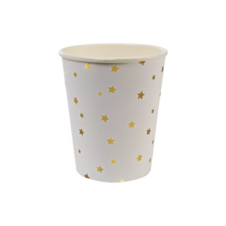 Meri Meri Gold Star Confetti Party Cups | Target