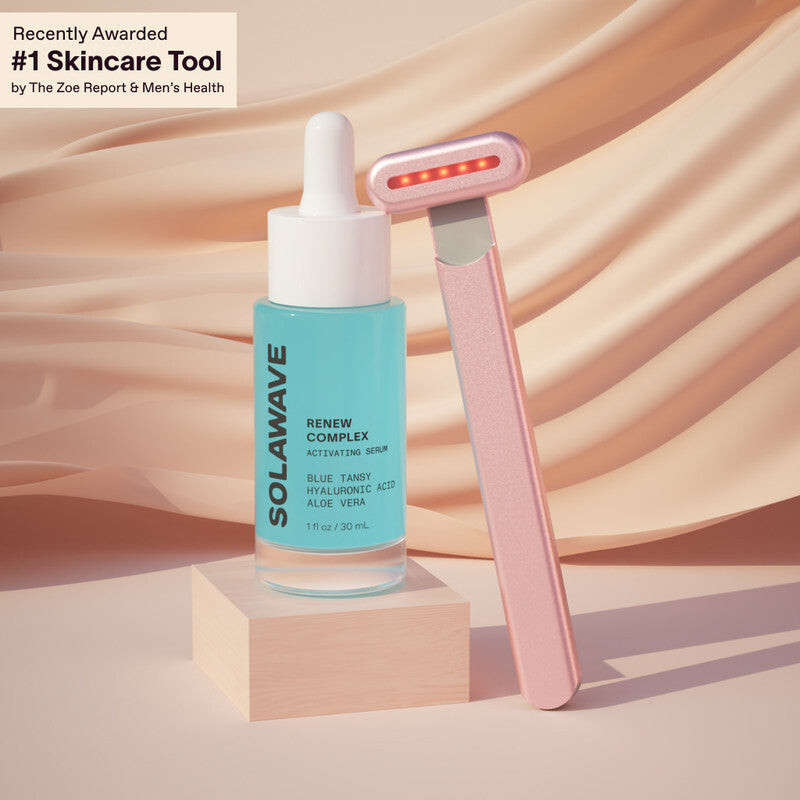 Red Light Therapy At Home | Facial Wand Kit - Solawave | SolaWave