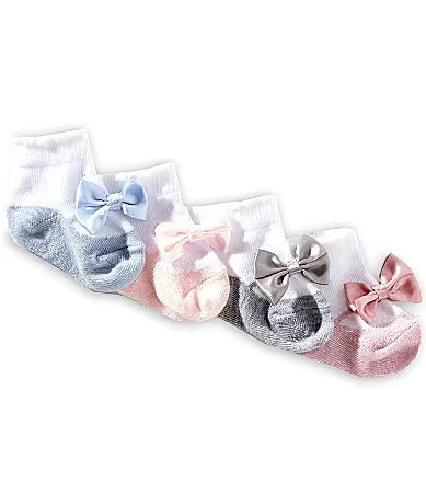 Edgehill Collection Baby 4 Pack Assorted Ballerina Socks - XS | Dillard's