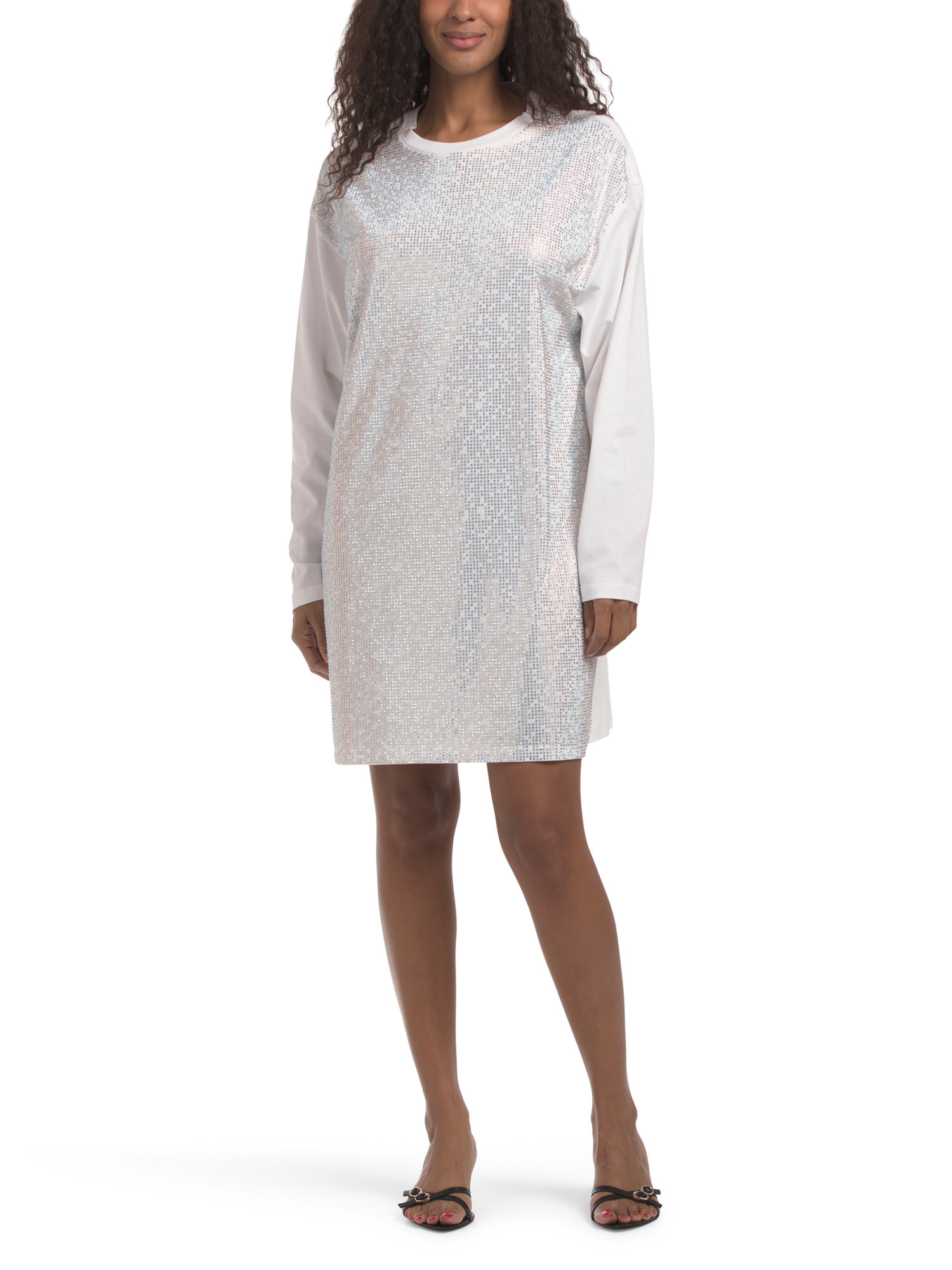 Made In Italy Jersey Hotfix Mini Dress | TJ Maxx