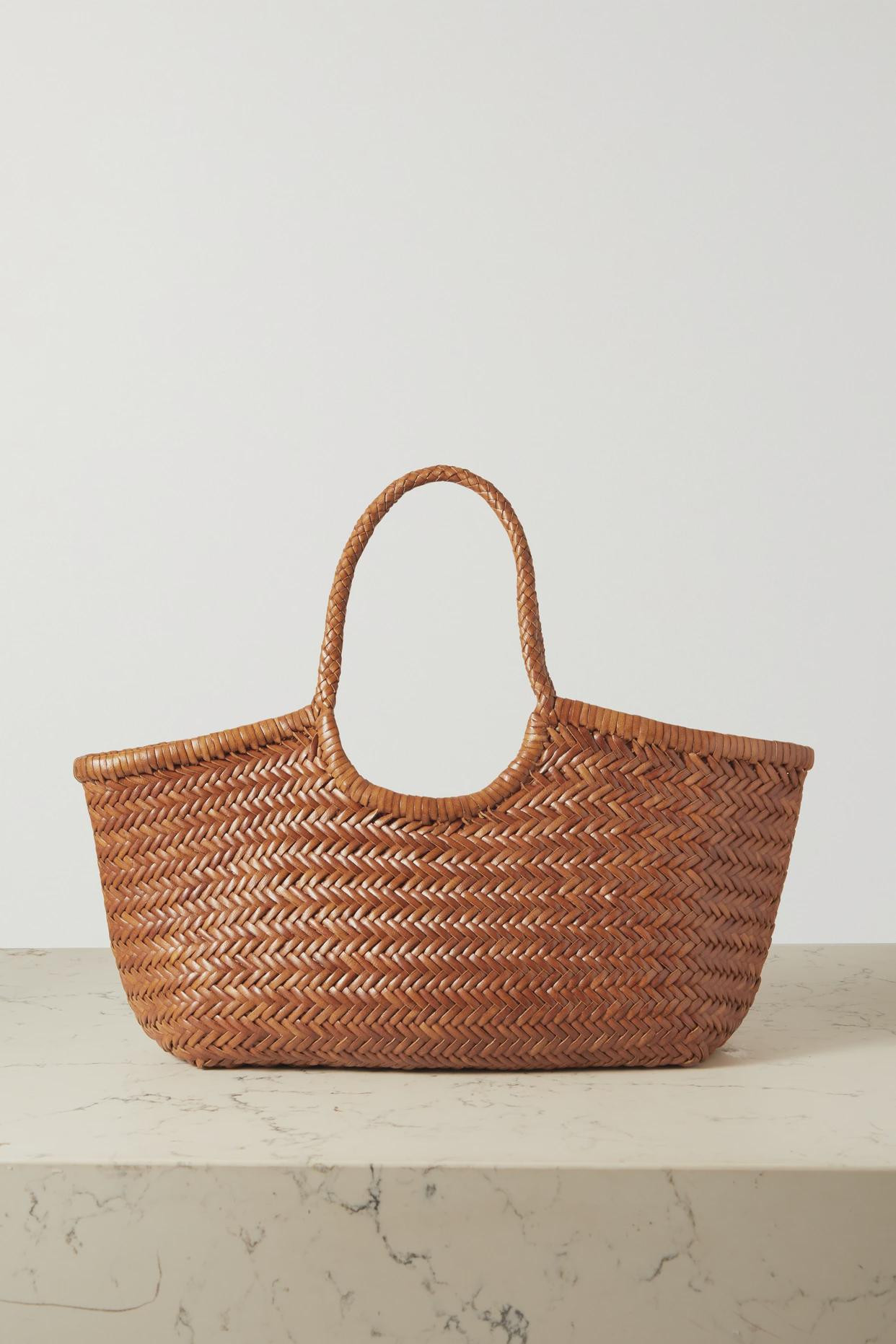 Dragon Diffusion - Nantucket Large Woven Leather Tote - Tan | NET-A-PORTER (UK & EU)