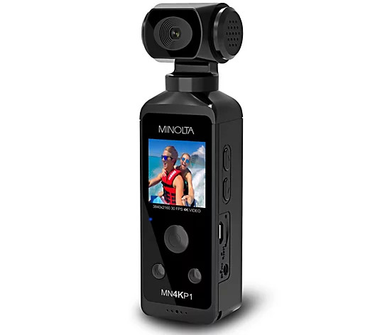 Minolta MN4KP1 Pocket Camcorder with Wi-Fi - QVC.com | QVC