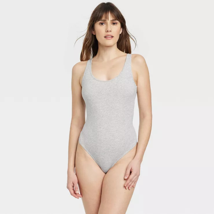 Women's Cotton Stretch Tank Bodysuit - Auden™ | Target