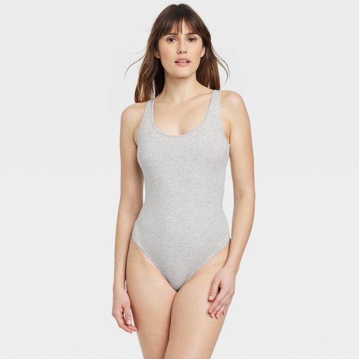 Women's Cotton Stretch Tank Bodysuit - Auden™ | Target
