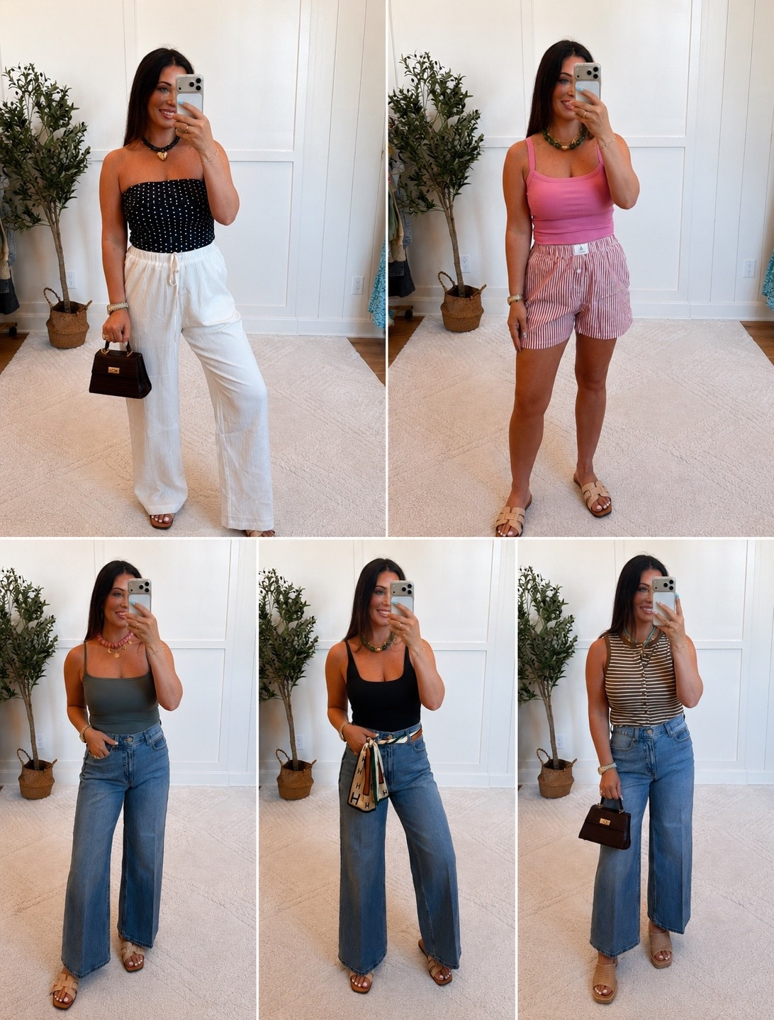 Lately I’ve been reaching for these pieces on repeat 🤍 Easy outfits you can mix, match, and wear all summer long. For reference, I’m 5’4”, 137 lbs, and wearing a size 2 and a size small when available!

#LTKStyle #LTKFinds #LTKFashion #AmazonFashion #SummerStyle #EverydayStyle #OutfitInspo #CasualChic #NeutralStyle #DenimStyle

#LTKdayinmylife #LTKmomlife #LTKootd