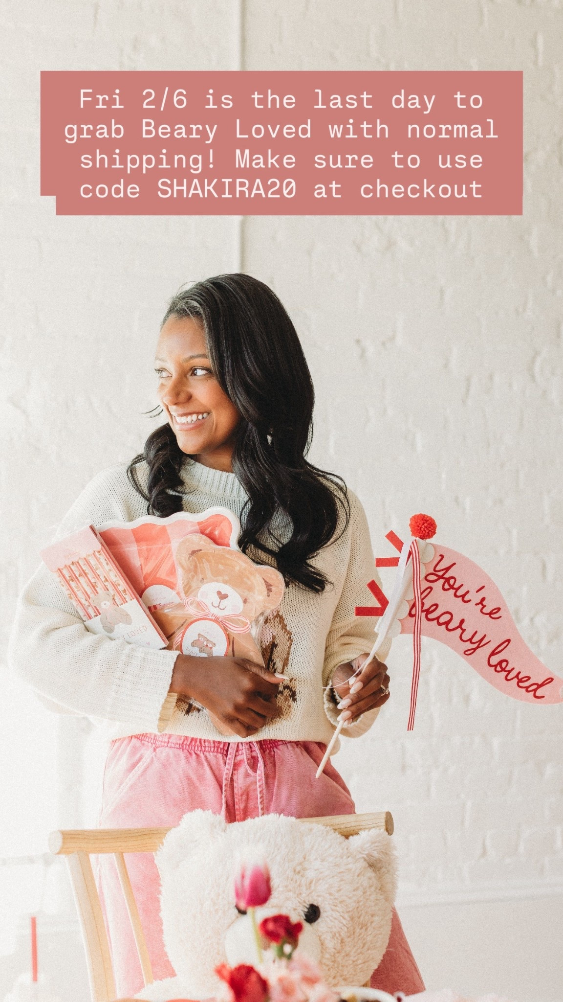 Fri 2/6 is the last day to grab Beary Loved with normal shipping! Make sure to use code SHAKIRA20 at checkout 

#LTKValentine #LTKmomlife #LTKSeasonal