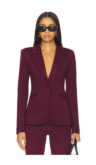 Classic Fitted Blazer in Oxblood002 | Revolve Clothing (Global)