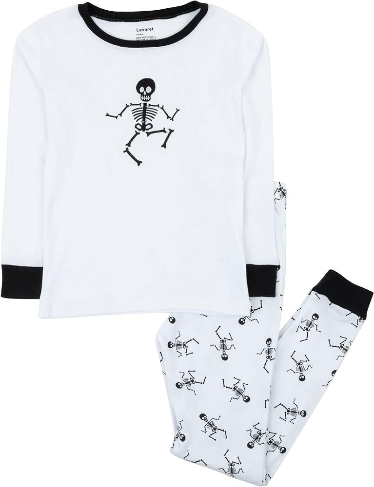 Kids & Toddler Pajamas Boys Girls Unisex 2 Piece Pjs Set 100% Cotton Halloween Sleepwear (12 Mont... | Amazon (US)