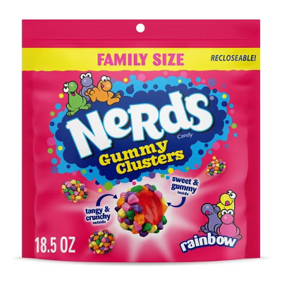 Nerds Gummy Clusters Family Size Candy - 18.5oz | Target