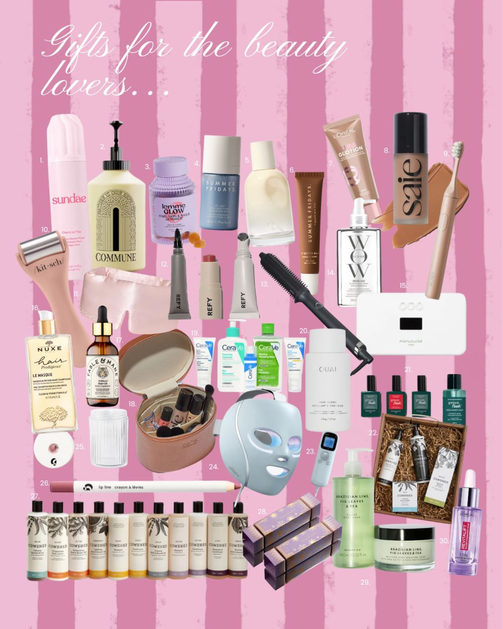 Gift Guide: Gifts for the beauty lovers... 

 

#LTKCyberWeek #LTKuk #LTKgiftguide