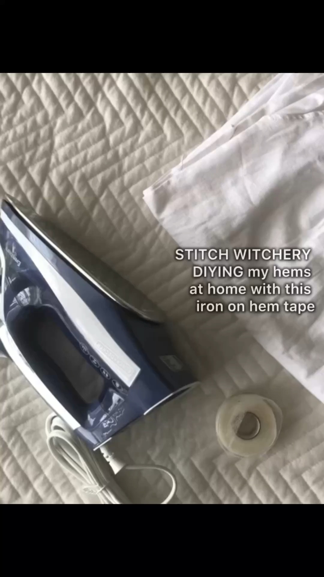 Perfect for quick clothing adjustments, this iron-on hem tape helps create a better fit without needing sewing skills or a tailor visit. It is great for shortening pants, skirts, dresses, and curtains while saving time and money. A practical tool for anyone who loves keeping their wardrobe looking polished.   Iron on hem tape, no sew clothing hack, DIY clothing alterations, hemming pants at home, clothing repair ideas, fashion hacks, closet organization ideas, wardrobe hacks, sewing alternative

#LTKootd #LTKmomlife #LTKHome