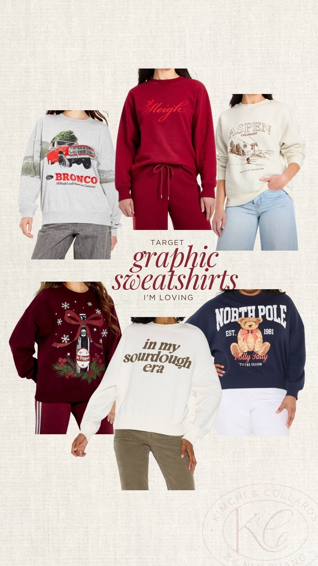 Target has the cutest graphic sweatshirts right now and they are 40% off through Saturday!



#LTKPlusSize #LTKHoliday #LTKSaleAlert