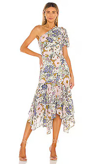 Click for more info about ASTR the Label Santorini Dress in Off White Retro Floral from Revolve.com