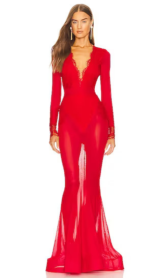 Michael Costello x REVOLVE Martin Gown in Red. - size S | Revolve Clothing (Global)