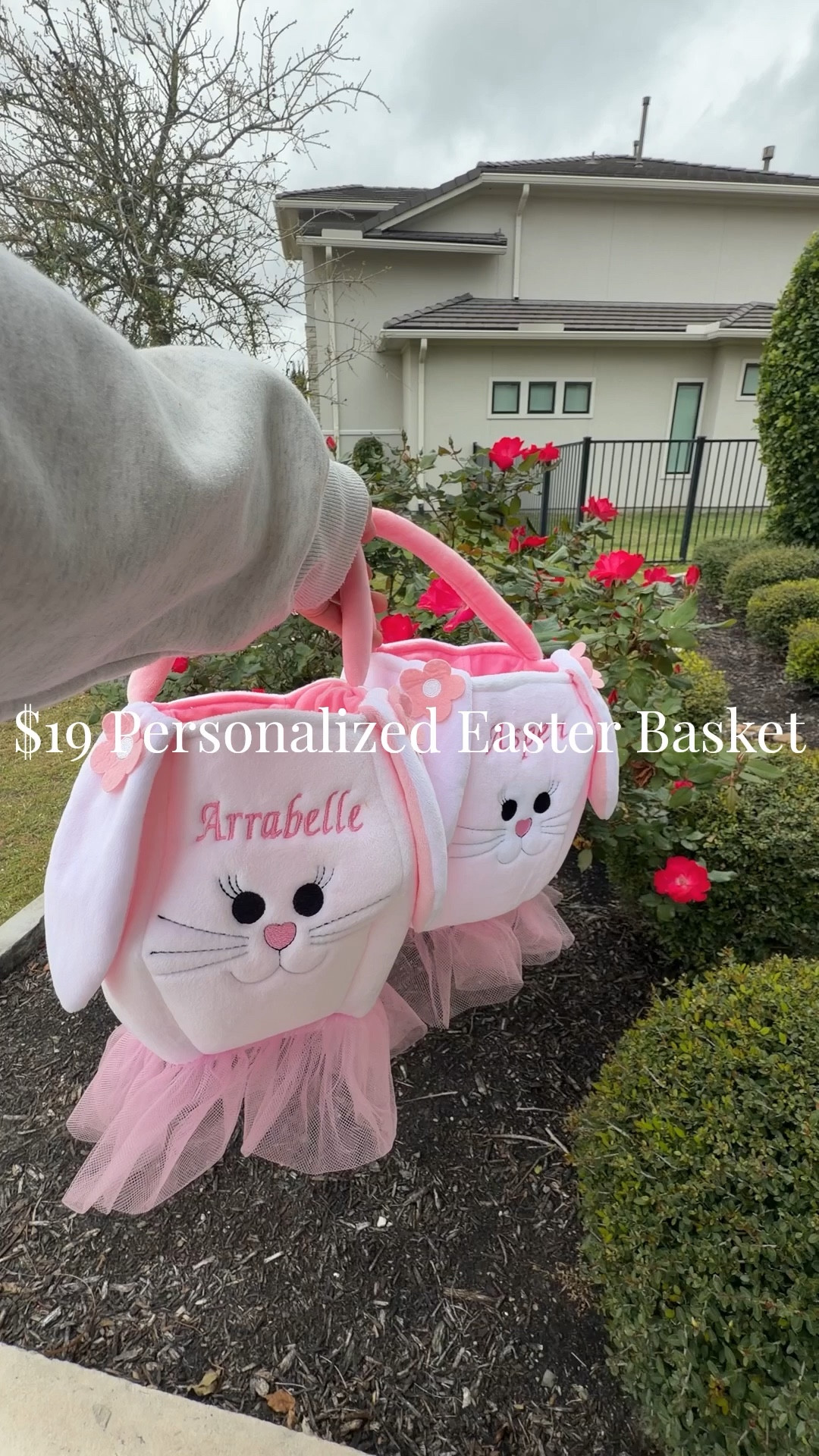 LTK is only letting me link a Target option FROM personalization mall. I ordered directly from personalization mall & it included embroidery. Finally got Aspen her basket this year! Waited too long last year & wouldn’t arrive in time. They have boy options too! Love how girly & PINK these are! 🐰Almost that time! Order early for Easter arrival. Only took 8 days for me! 

#LTKKids #LTKmomlife #LTKSpringSale