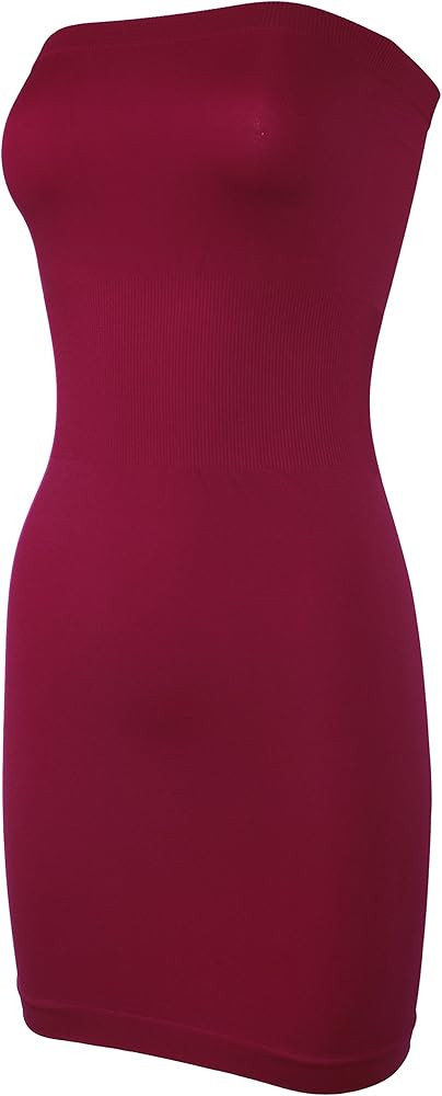 KMystic Seamless Strapless Tube Slip Dress | Amazon (US)