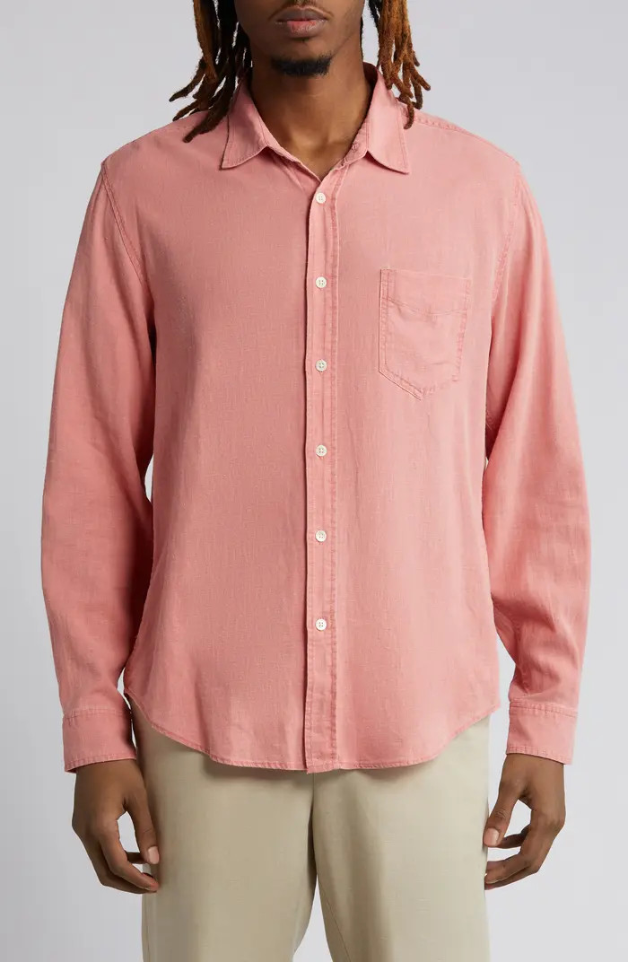 Rails Mykonos Linen Blend Button-Up Shirt | Nordstromrack | Nordstrom Rack
