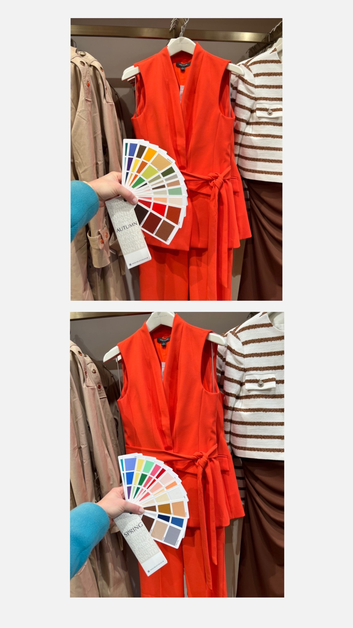 This is a spicy, bright coral and it’s great for Springs and Autumns!