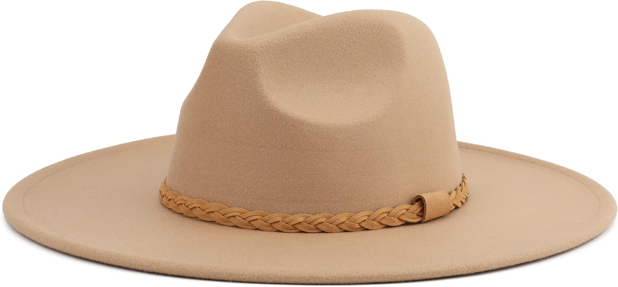Big Wide Brim Women Fedora Hat | Amazon (US)