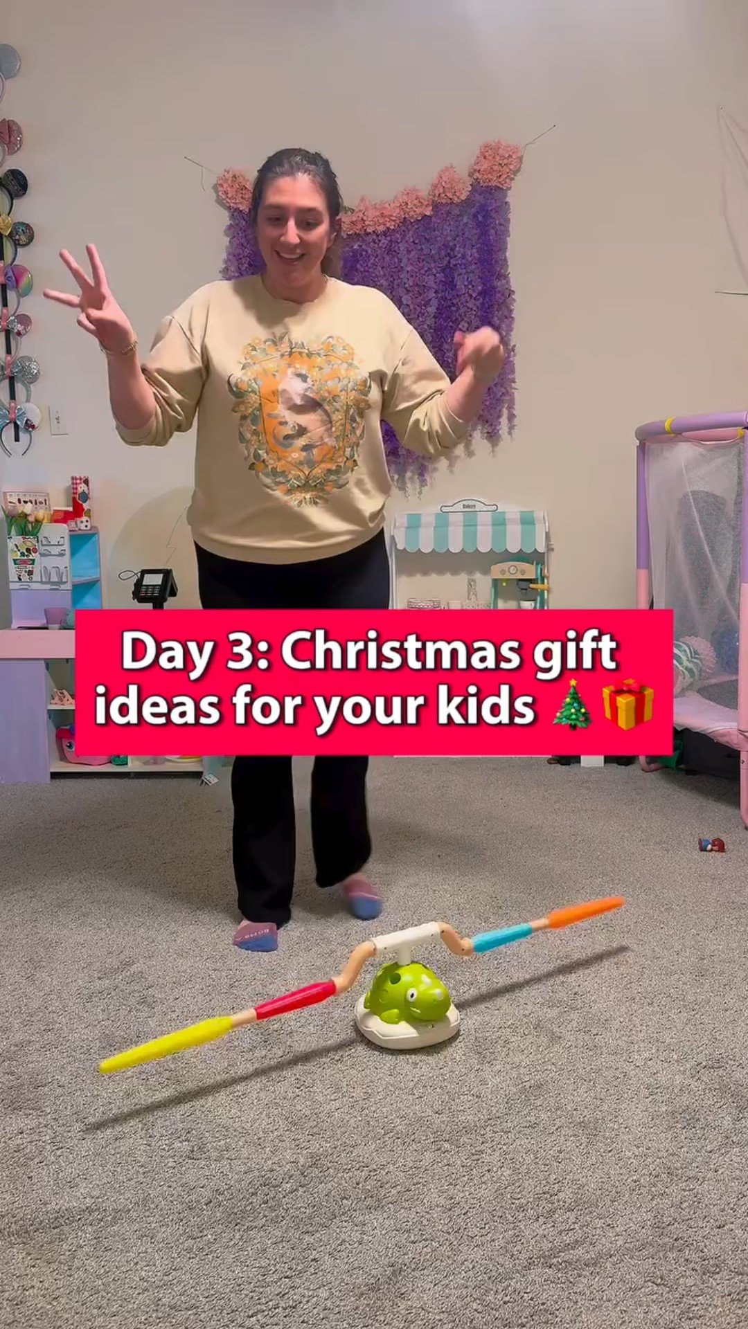 Day 3/30: Christmas gift ideas for your kids from a pediatric physical therapist! 

🦖 This dinosaur toy isn’t just fun, it’s pediatric PT approved! 💪

Every stomp, toss, and jump builds strength, balance, coordination, and confidence through play. Perfect for toddlers and preschoolers who love to move! 🙌

✨ Multi-mode play: rocket launch, ring toss, and obstacle course fun
✨ Encourages gross motor skills + active play
✨ A parent favorite for indoor or outdoor movement



#LTKFamily 

#LTKKids