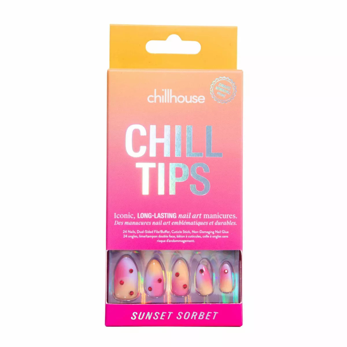 Chillhouse Chill Tips Press-On Fake Nails - 24ct | Target